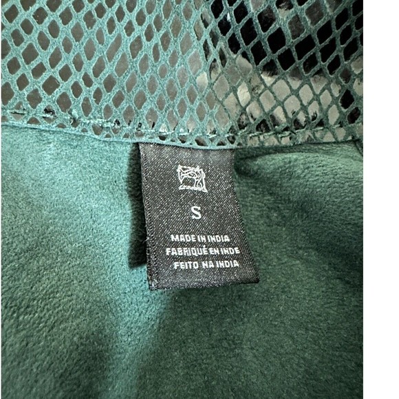 Scotch & Soda Women’s Smart Tarte Reptile print Green Goat Suede jacket Small - Picture 10 of 15